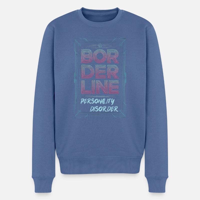 Limite - Pull Premium bio Homme - bleu pigeon