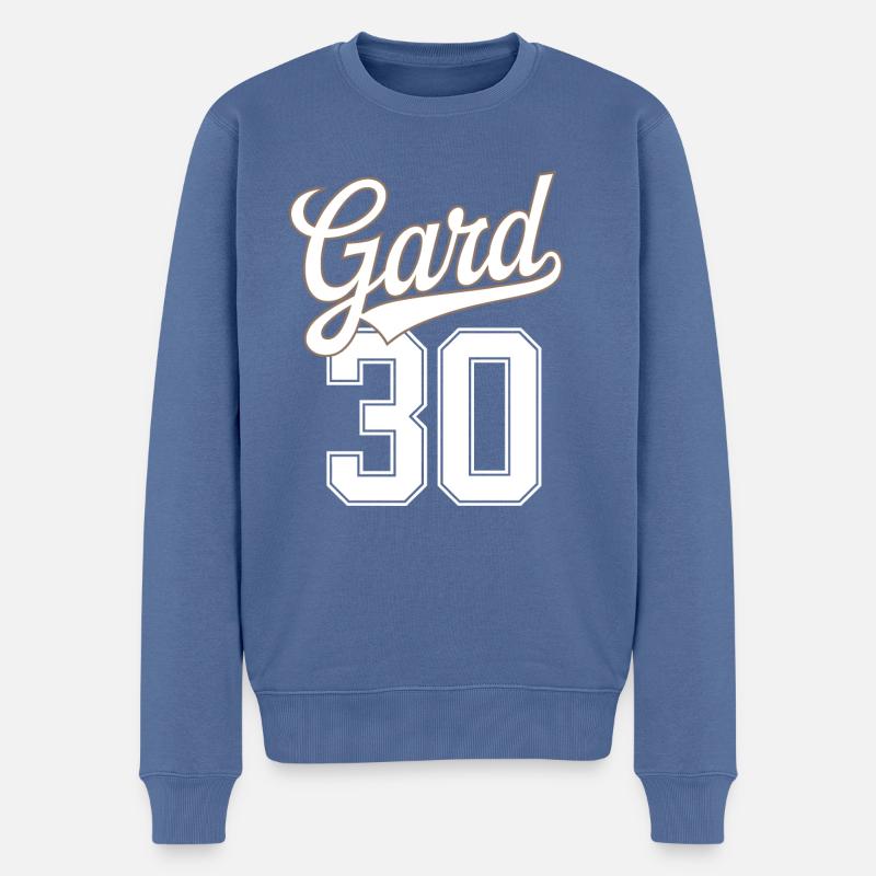 Gard 30 - Pull Premium bio Homme - bleu pigeon