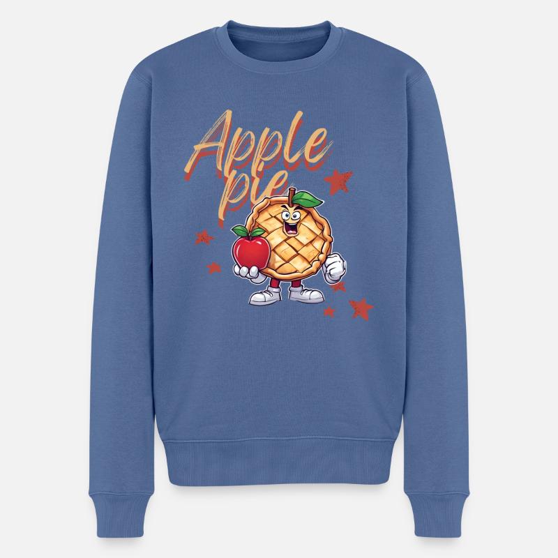 Tarte et pomme - Pull Premium bio Homme - bleu pigeon
