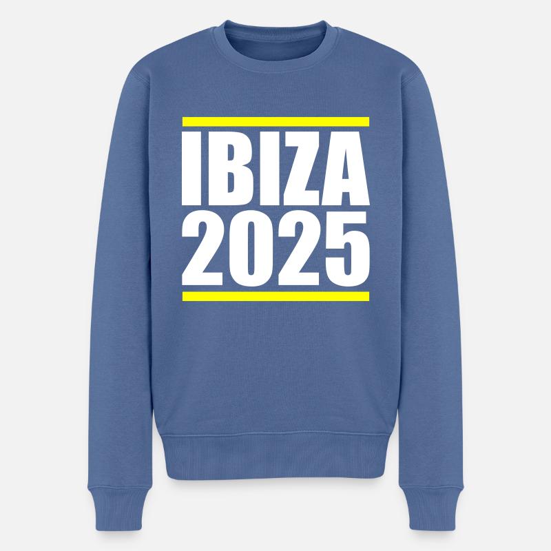 Ibiza 2025 - Pull Premium bio Homme - bleu pigeon