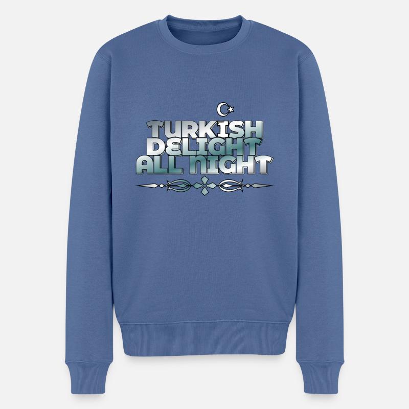 Loukoum - Pull Premium bio Homme - bleu pigeon