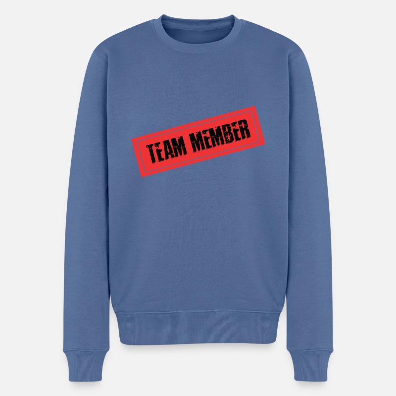 Équipier - Pull Premium bio Homme - bleu pigeon