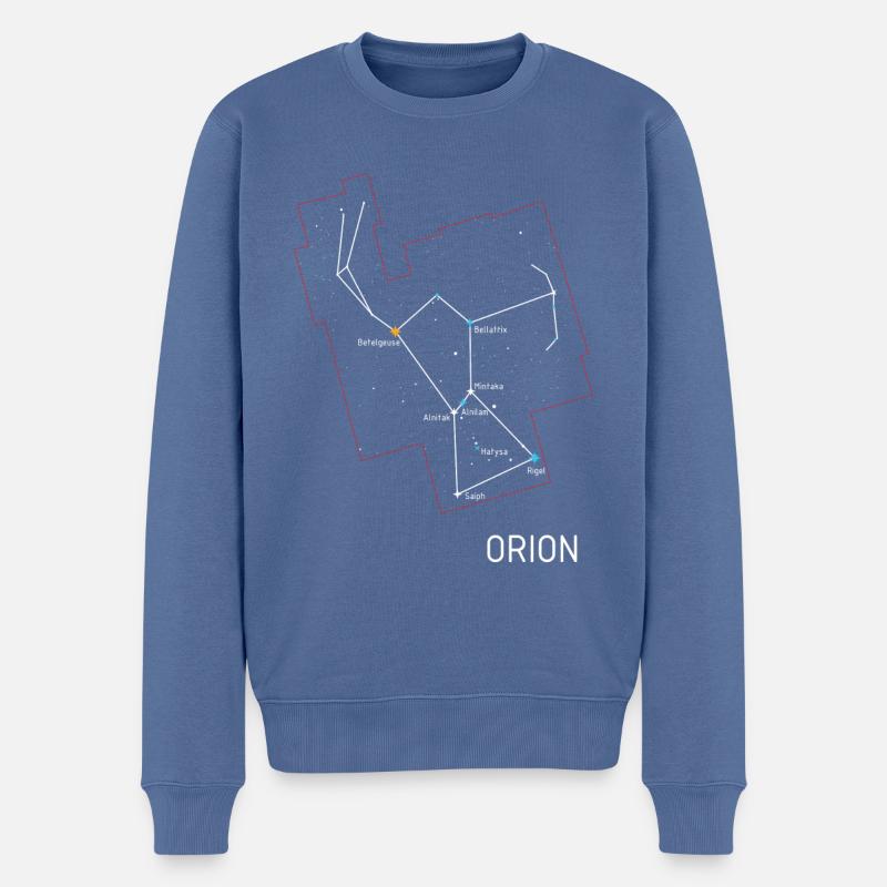 Constellation d'Orion - Pull Premium bio Homme - bleu pigeon
