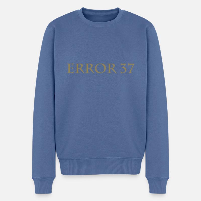 Error 37 - Männer Premium Bio Pullover - Taubenblau