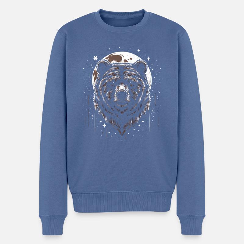 Ours - Pull Premium bio Homme - bleu pigeon