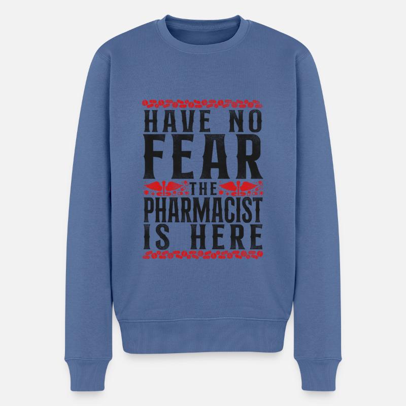 Pharmacy Tech Technician - Männer Premium Bio Pullover - Taubenblau