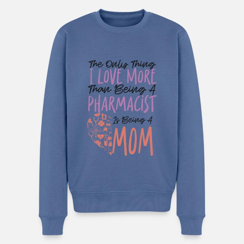 Pharmacy Tech Technician - Männer Premium Bio Pullover - Taubenblau