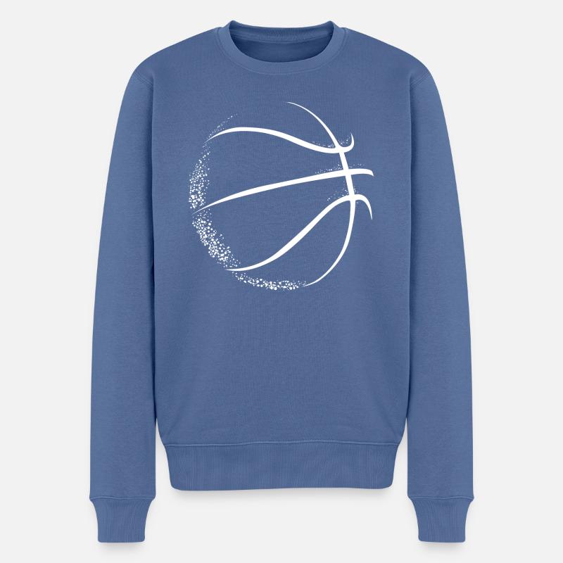 Basketball legacy - Männer Premium Bio Pullover - Taubenblau