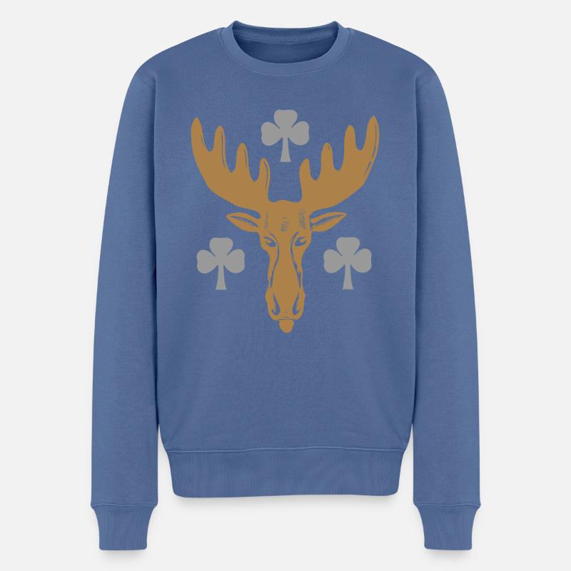 Mäntsälä - Männer Premium Bio Pullover - Taubenblau