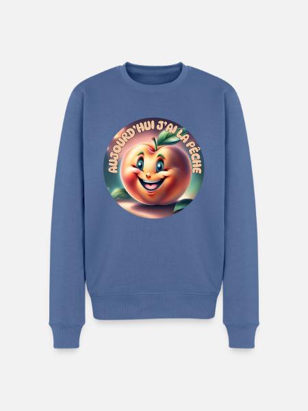 Today I'm in the mood - Men's Premium Organic Jumper - stone blue