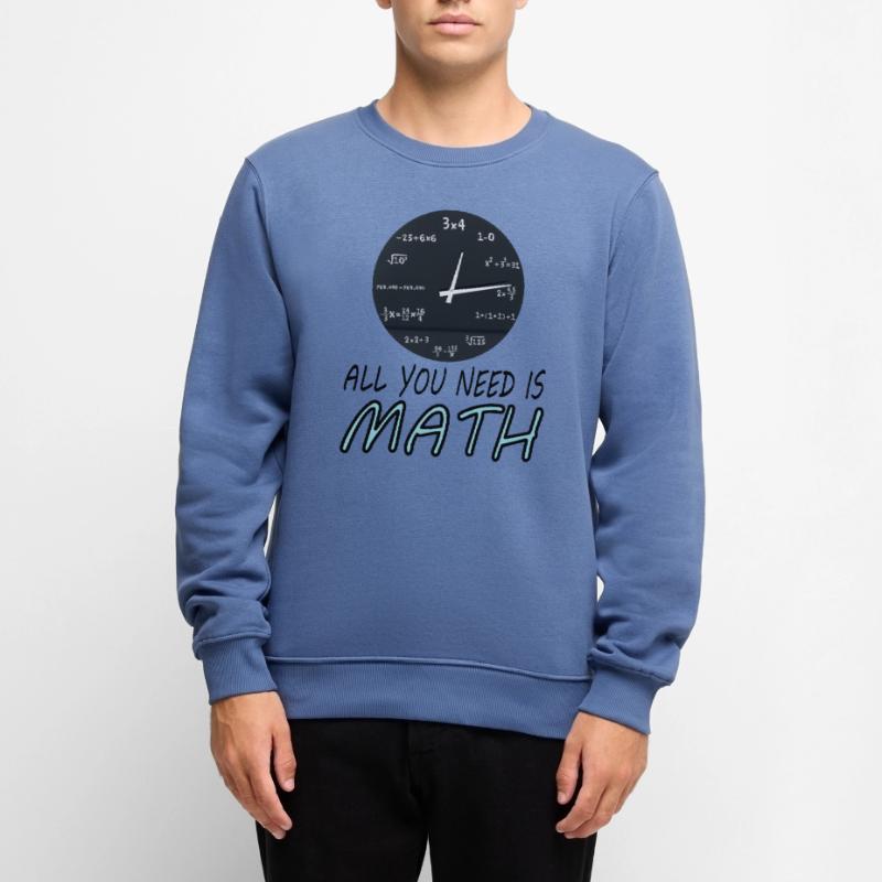 Study Math Student Math Study Gift Men's Premium Organic Jumper