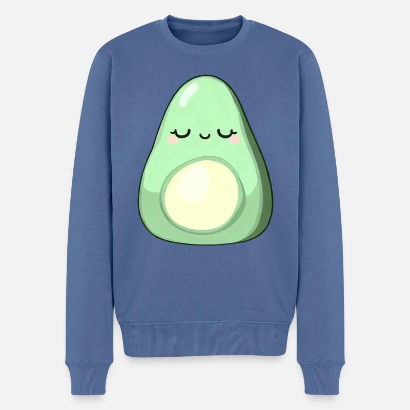 Avocat réfrigérant - Pull Premium bio Homme - bleu pigeon
