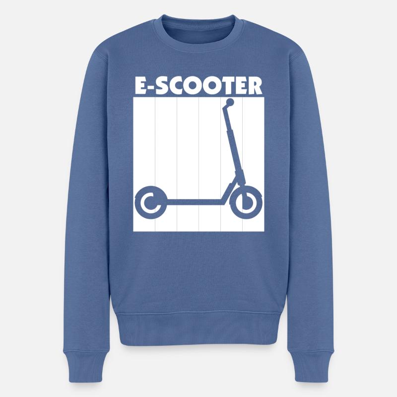E-Scooter Scooter - Pull Premium bio Homme - bleu pigeon