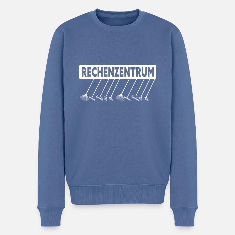 Rechenzentrum Garten Bekleidung Gärtner - Männer Premium Bio Pullover - Taubenblau