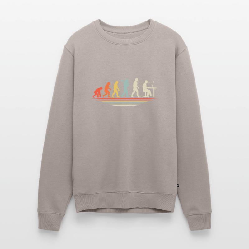 Coffee Coding Evolution Codeur Développeur Nerd Coffe Pull Premium bio Homme