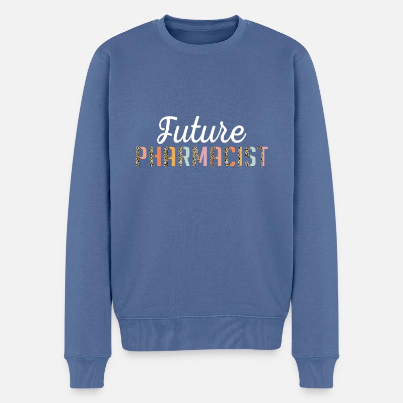 Pharmazeutisch-technische Assistentin Pharmazeutin - Männer Premium Bio Pullover - Taubenblau