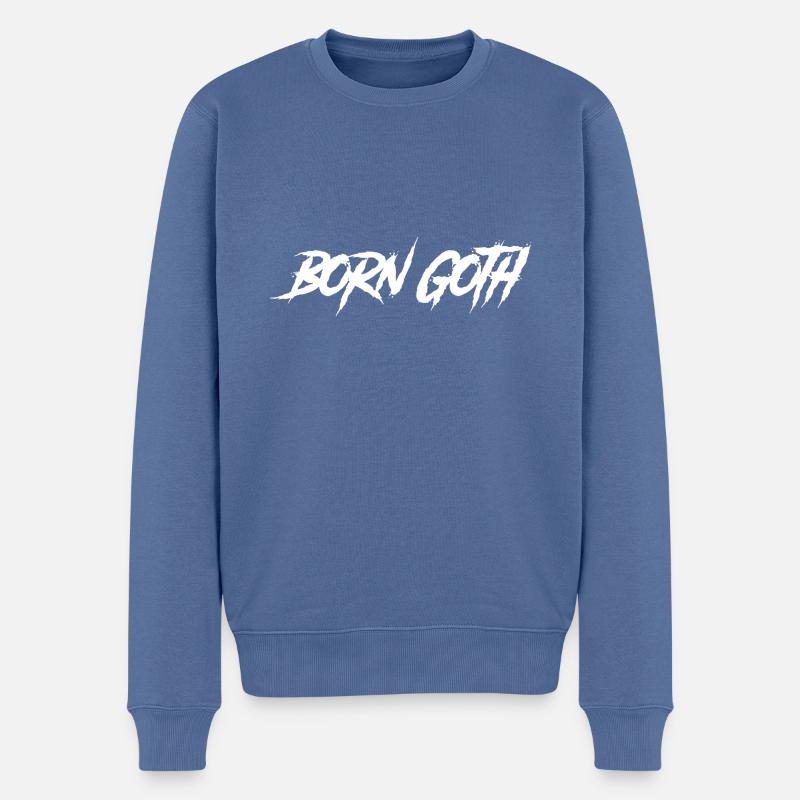 Né Gothique Gothique - Pull Premium bio Homme - bleu pigeon