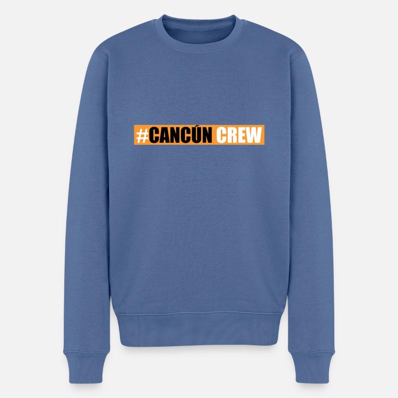 Équipage Cancun - Pull Premium bio Homme - bleu pigeon