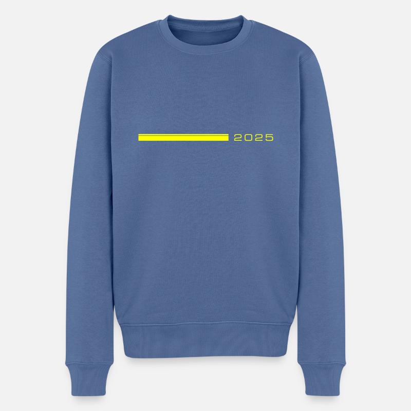 2025 Accident vasculaire cérébral - Pull Premium bio Homme - bleu pigeon