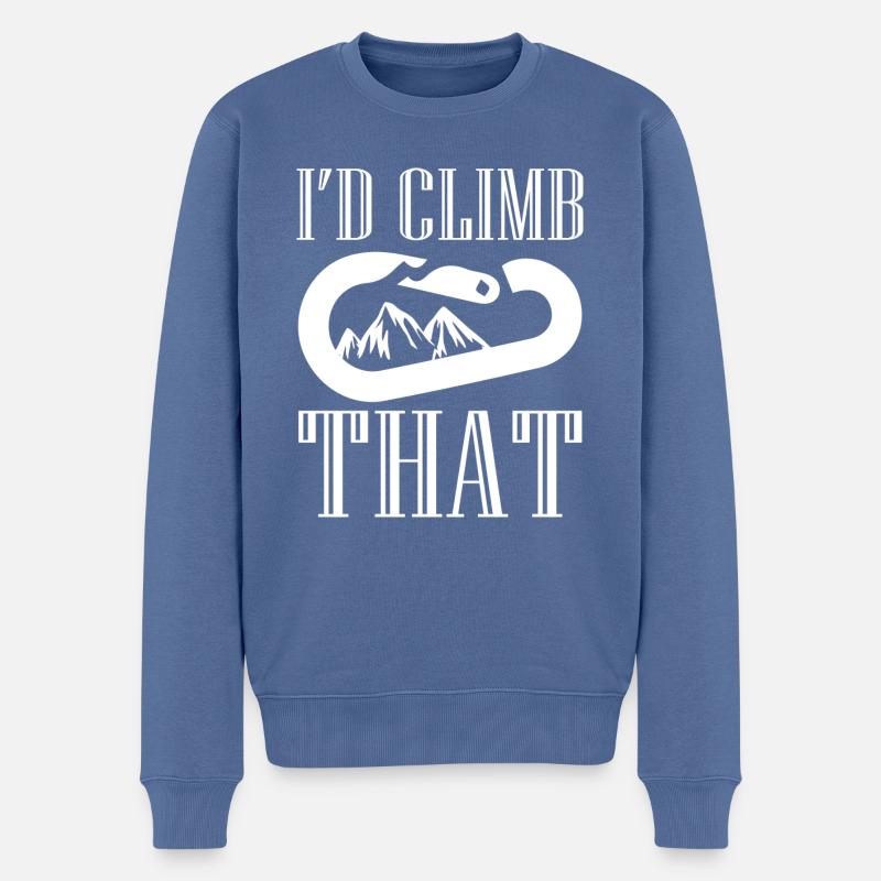 Bloc - Pull Premium bio Homme - bleu pigeon