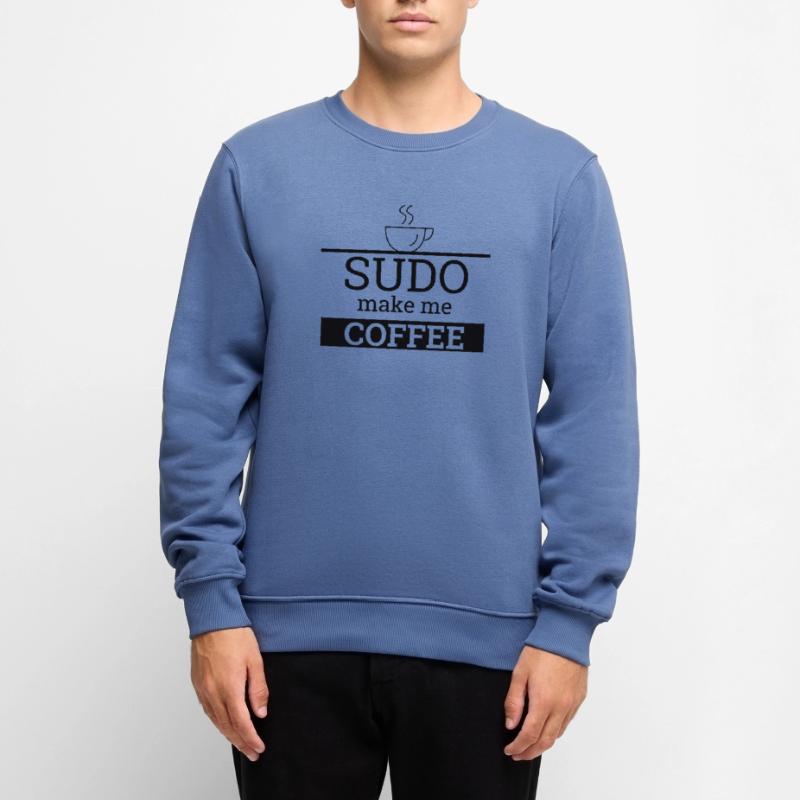 "Sudo make me Coffee" | Linux, Informatik, Admin Männer Premium Bio Pullover