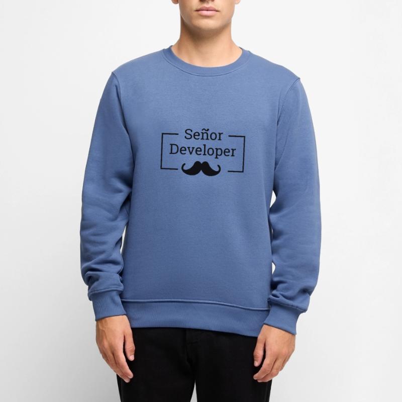 "Senor Developer, Senior Developer" |Programmierer Männer Premium Bio Pullover