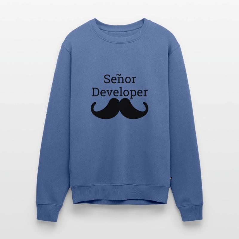 "Senor Developer, Senior Developer" |Programmierer Männer Premium Bio Pullover