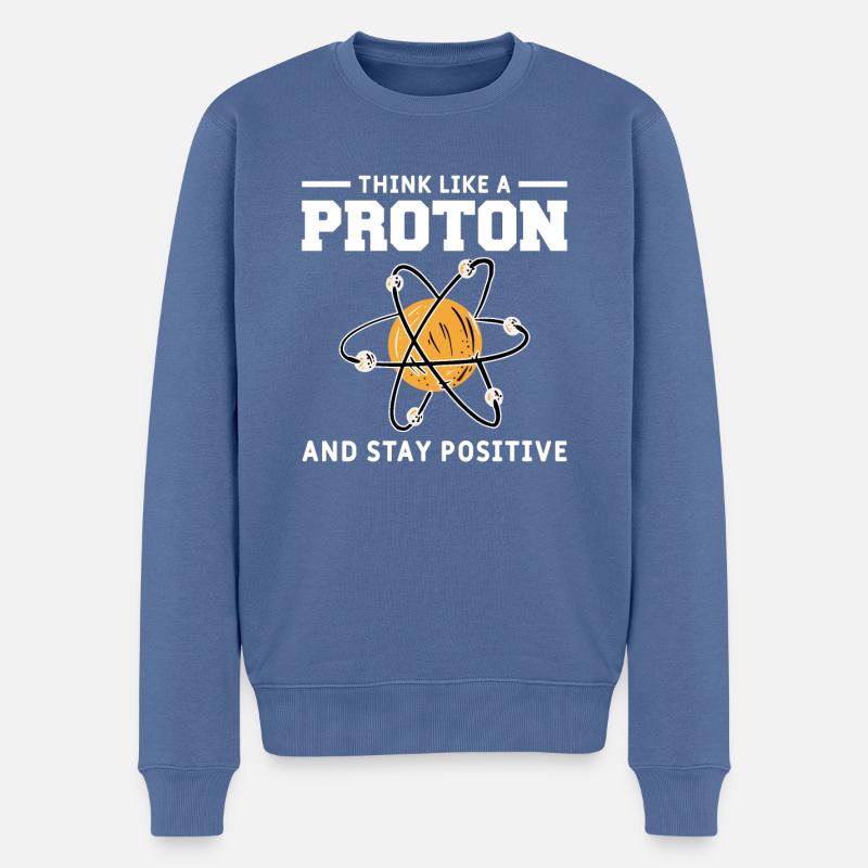 Funny Science Humor Gift For A Science Lover - Männer Premium Bio Pullover - Taubenblau