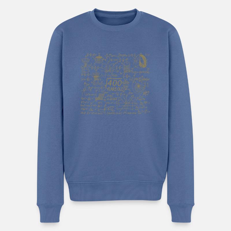 20 Racine d’anniversaire de 400 Math - Pull Premium bio Homme - bleu pigeon