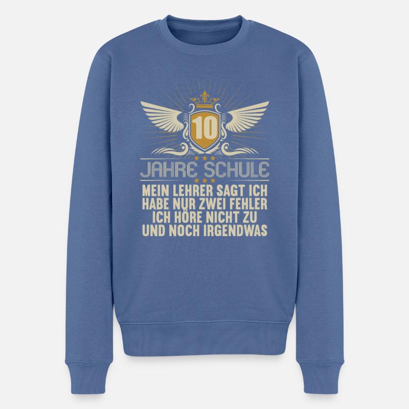 Realschule bestanden Realschulabschluss 2022 - Männer Premium Bio Pullover - Taubenblau