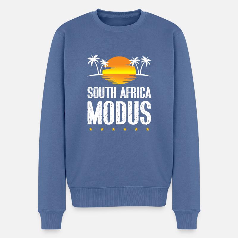 Mode Afrique du Sud - Pull Premium bio Homme - bleu pigeon