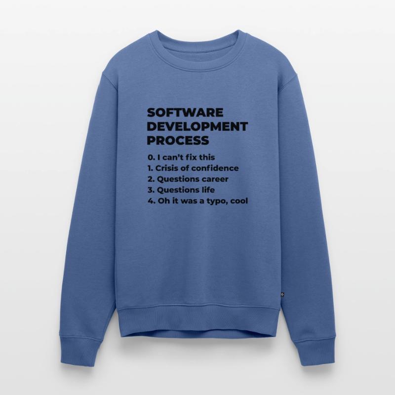Software Development Process Programmer Coder Nerd Männer Premium Bio Pullover