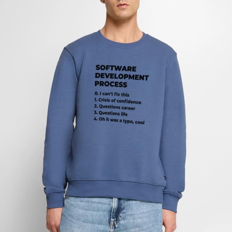 Software Development Process Programmer Coder Nerd Männer Premium Bio Pullover