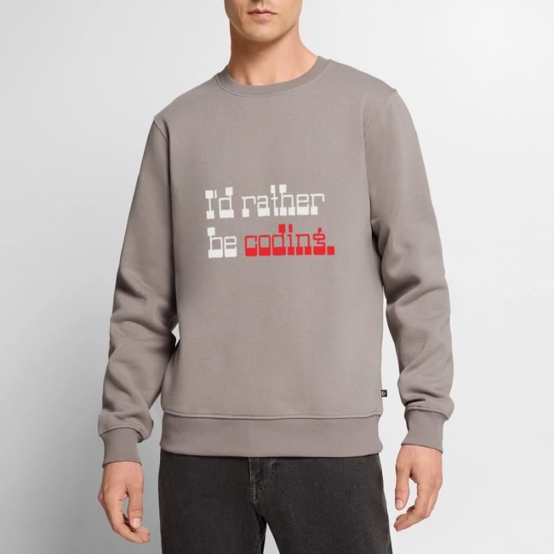 Je préfère coder Programmer Coder Pull Premium bio Homme