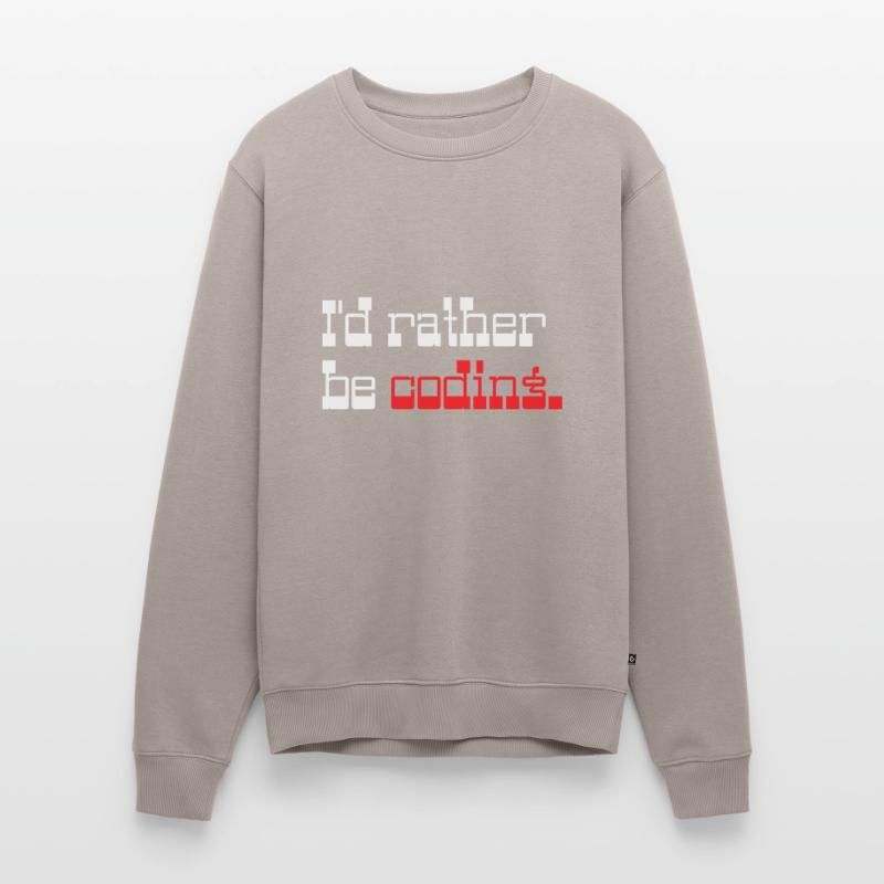 Je préfère coder Programmer Coder Pull Premium bio Homme