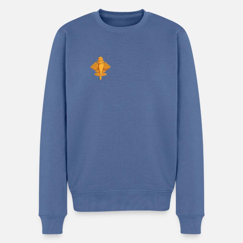 Ancient Astronaut Theorie Quimbaya Flugzeug - Männer Premium Bio Pullover - Taubenblau