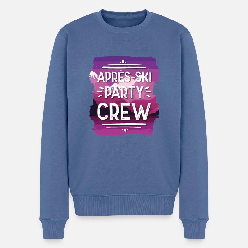 Apres SKi Party Crew - Pull Premium bio Homme - bleu pigeon