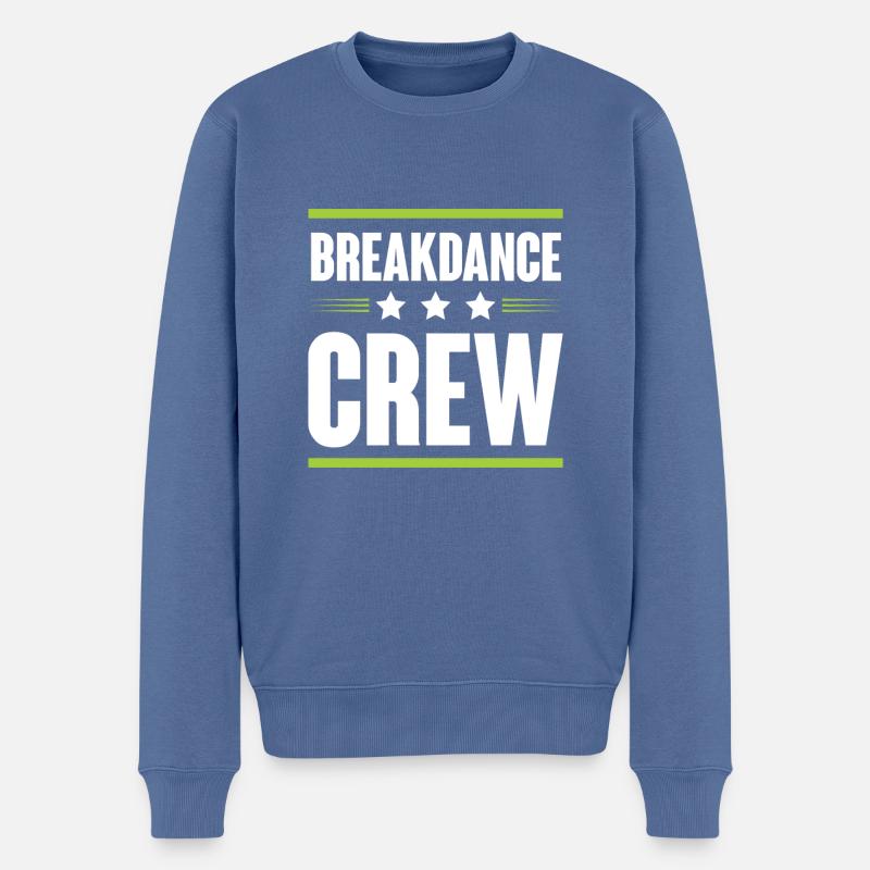 Équipe de breakdance - Pull Premium bio Homme - bleu pigeon