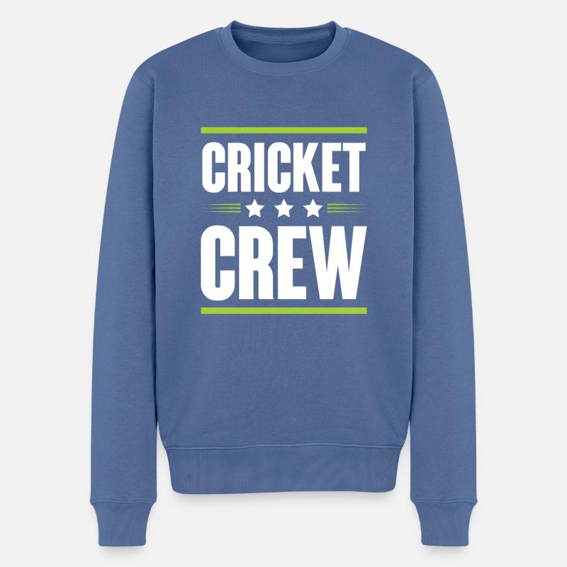 Équipe de cricket - Pull Premium bio Homme - bleu pigeon