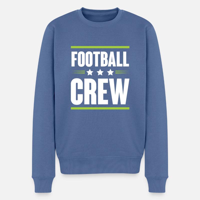 Équipe de football - Pull Premium bio Homme - bleu pigeon