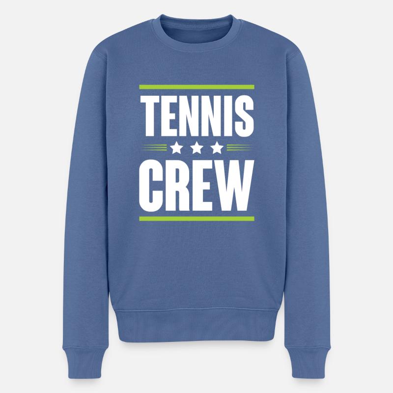 Équipe de tennis - Pull Premium bio Homme - bleu pigeon