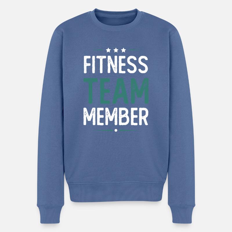Équipe de conditionnement physique - Pull Premium bio Homme - bleu pigeon