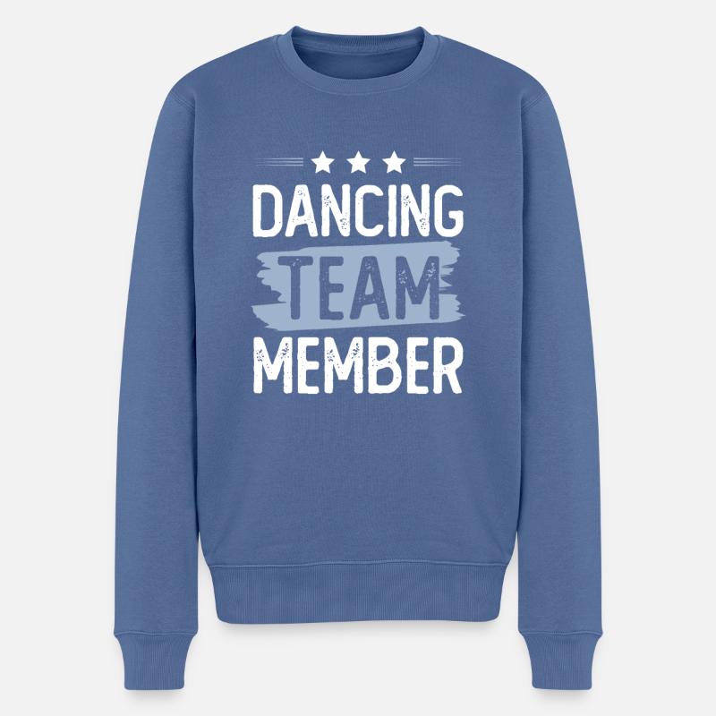 Équipe de danse - Pull Premium bio Homme - bleu pigeon