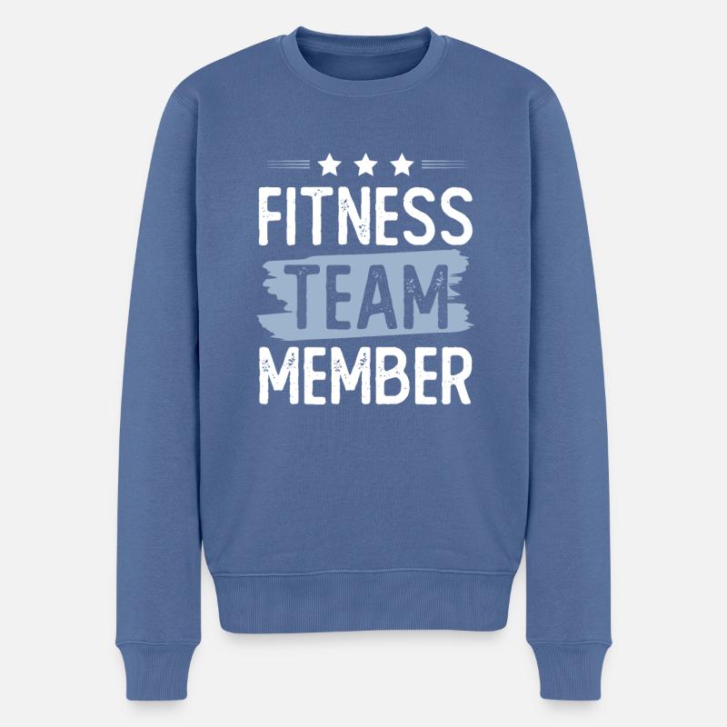 Équipe de conditionnement physique - Pull Premium bio Homme - bleu pigeon