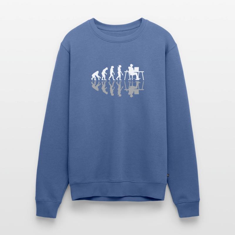 Evolution Funny Programmer Software Developer Männer Premium Bio Pullover