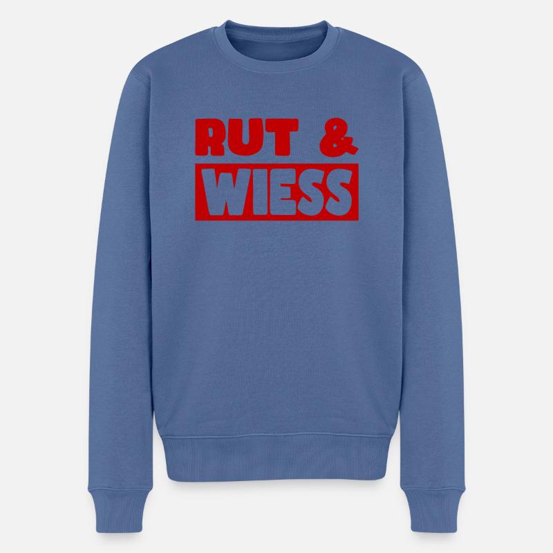 Karneval Kostüm Kölle Alaaf Clown Wappen Dom Köln - Männer Premium Bio Pullover - Taubenblau