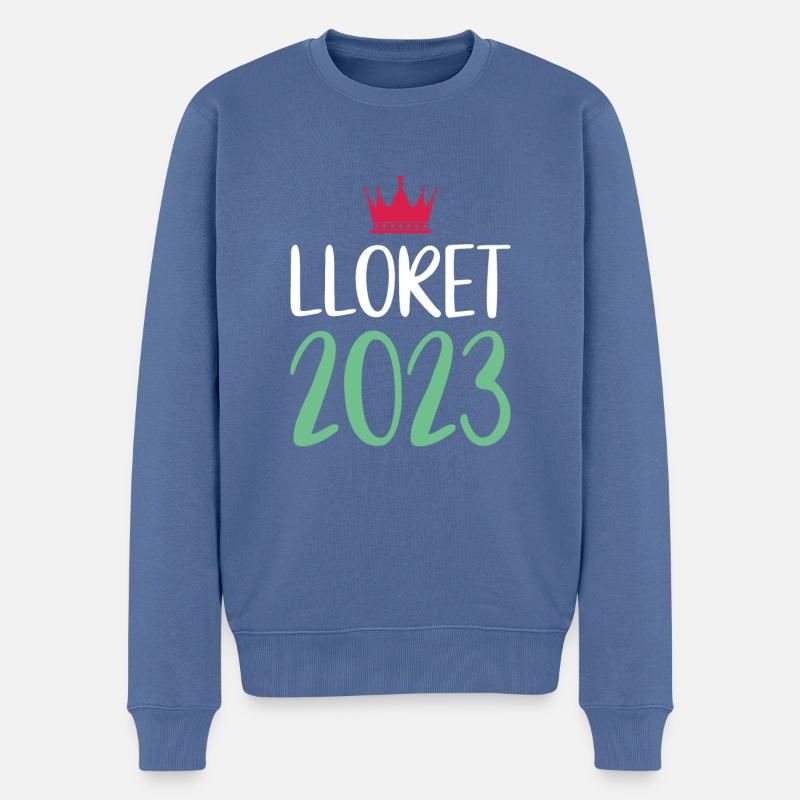 Lloret De Mar 2023 - Männer Premium Bio Pullover - Taubenblau