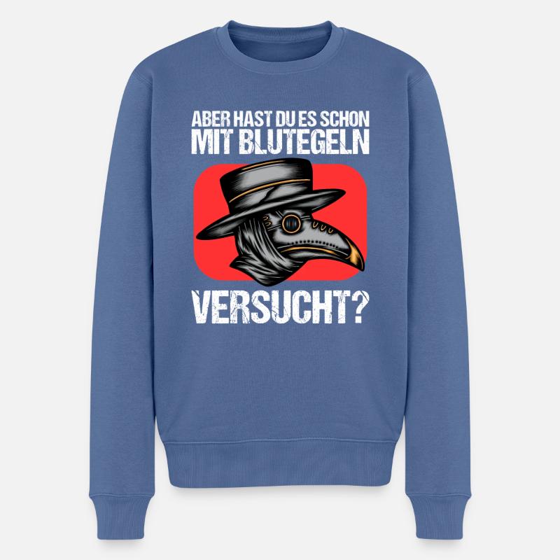 Arzt Ärztin Krankenschwester Pflegerin Medizin - Männer Premium Bio Pullover - Taubenblau