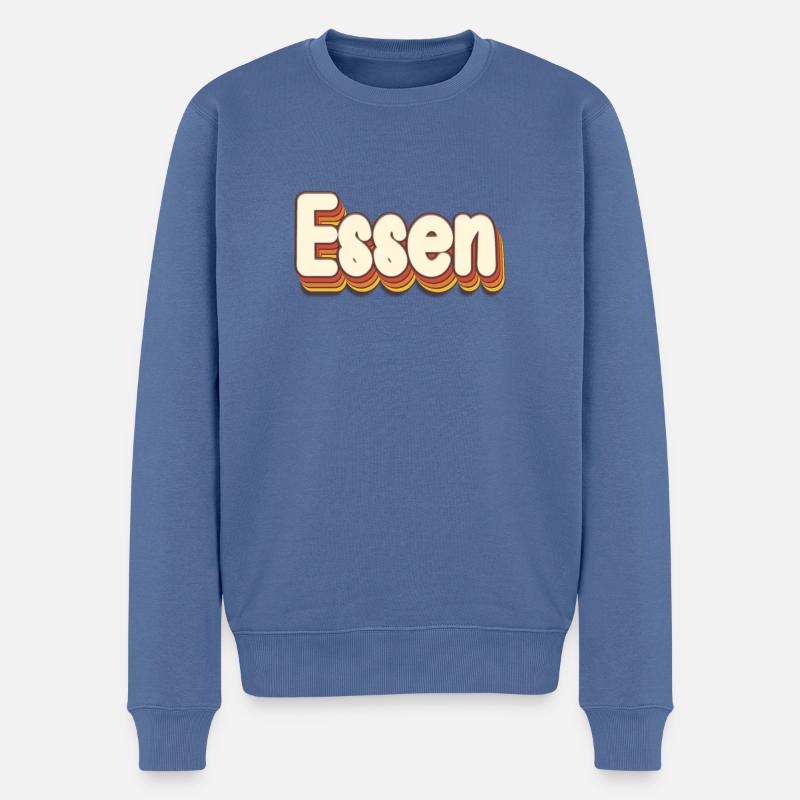 Essenerin Essener Essen - Pull Premium bio Homme - bleu pigeon