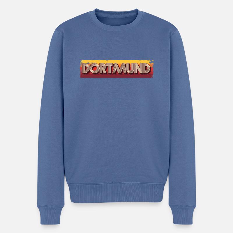 Dortmunderin Dortmunder Dortmund - Männer Premium Bio Pullover - Taubenblau